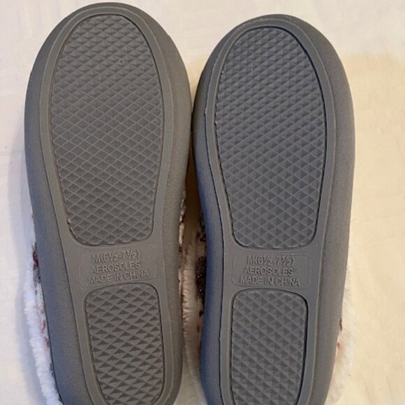 AEROSOLES | Pink White Memory Foam Slippers Women's Size 6.5-7.5-NEW - Picture 4 of 8
